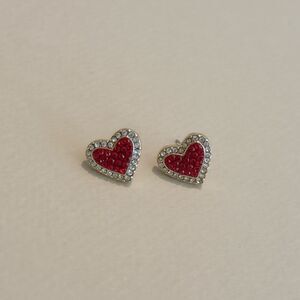 Heart earrings N1402